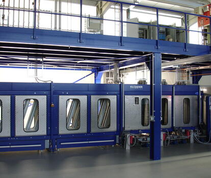 Waschanlage für die Filtergläser Waschanlage für die Filtergläser