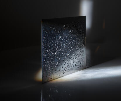 Hydrophobe Beschichtung auf Glas Hydrophobe Beschichtung auf Glas