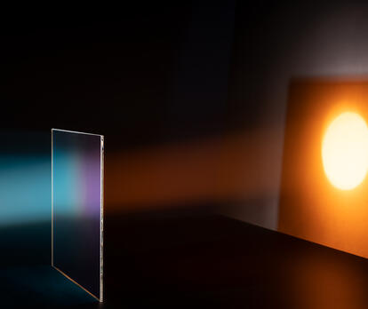 Beleuchtungsfilter Glas FS Orange 555