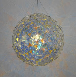  Care and power sphere - Ólafur Elíasson, with dichroic glass