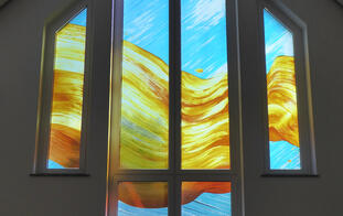 Glaskunst- Fenster von Michèle Janata