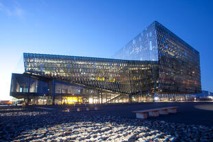Harpa concert hall and conference centre Reykjavik