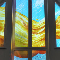 Chapel window by Michèle Janata