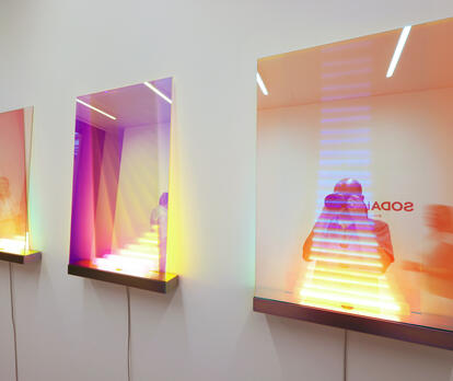 SODALIME: Dichroic light object, by Ruud Groeneveld (Modipow) and Carissa Ten Tije (Studio CTT)